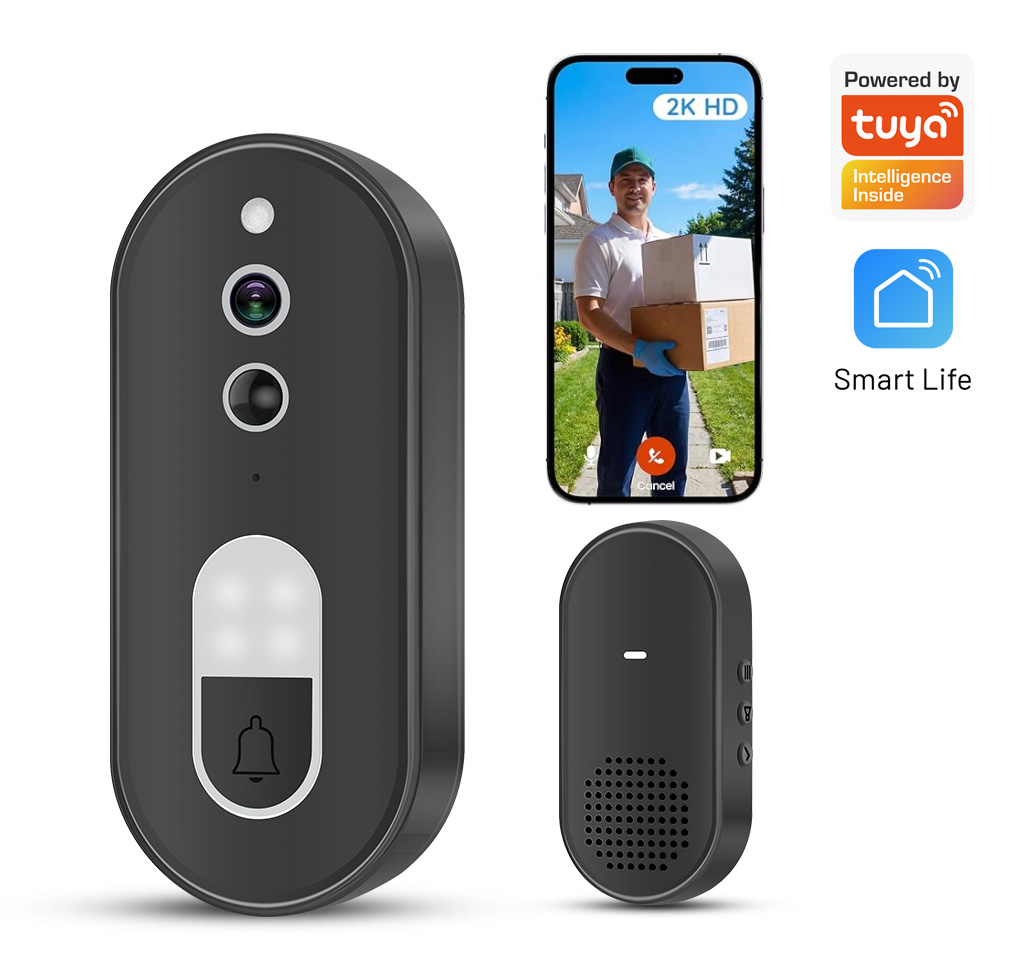 Smart Home Battery Camera - Tuya 1080P HD Wireless WiFi Video