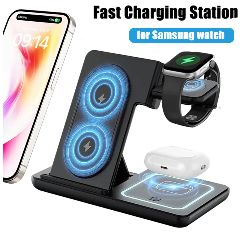 Smart Home Office - 3 in 1 Foldable Wireless Charger