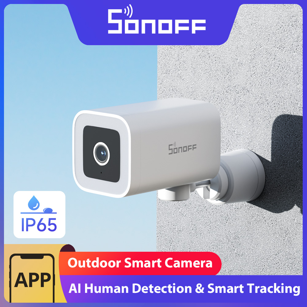 Smart Home Outdoor Camera - SONOFF CAM-B1P 2K HD Outdoor Smart