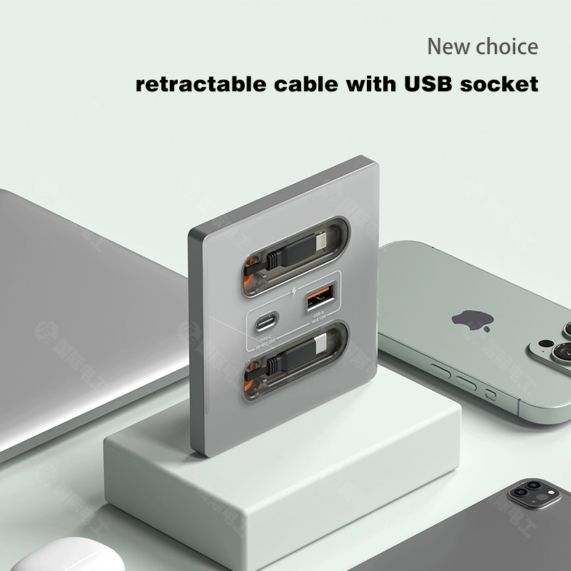 Smart Home Apple - Anssin 12w Universal Wall Panel Socket