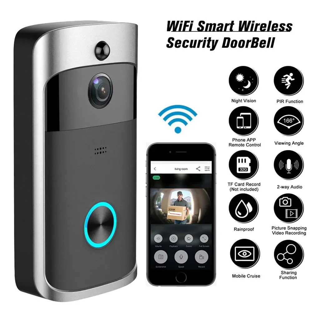 Smart Home Battery Camera - 720P HD Smart Home Wireless WIFI