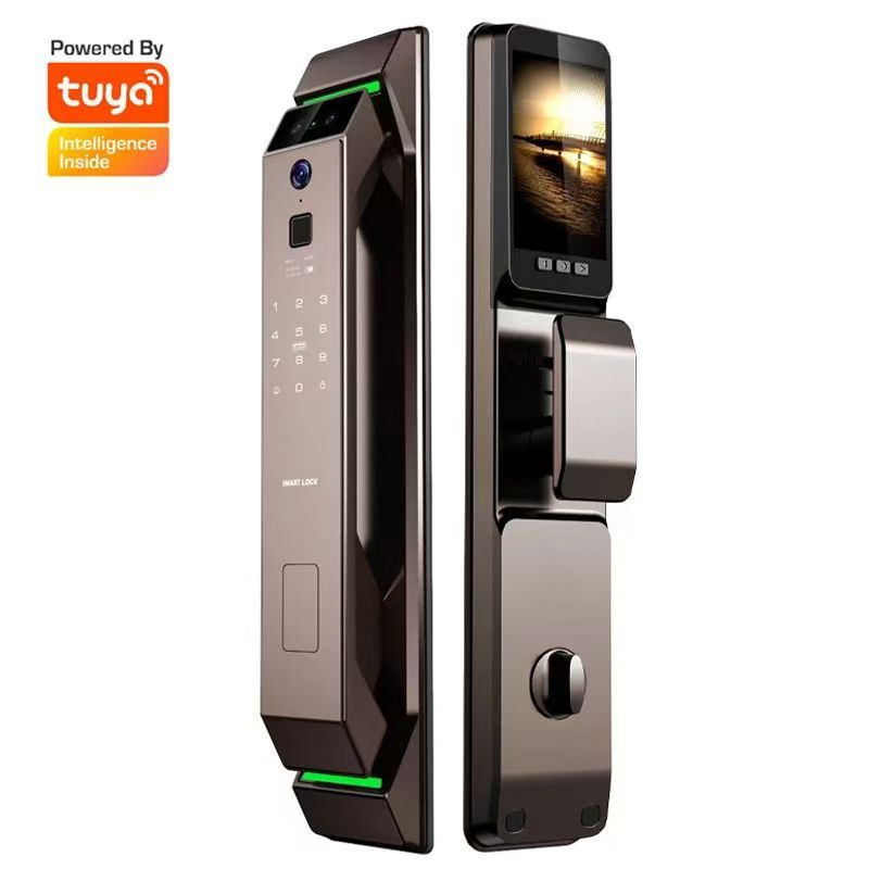 Smart Home Battery Camera - 3D Facial Recognition Fingerprint Unlock Entrance