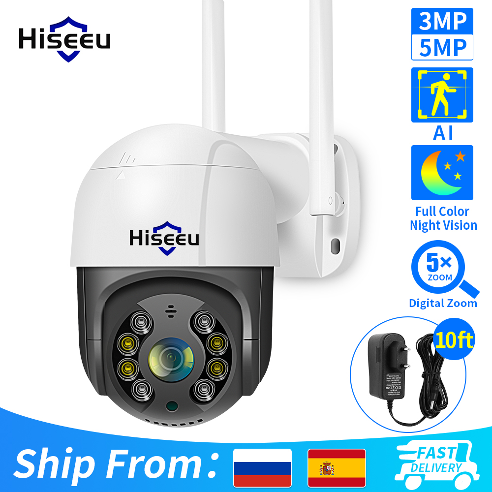 Smart Home Outdoor Camera - Hiseeu 8MP 4K Tốc Độ Dome