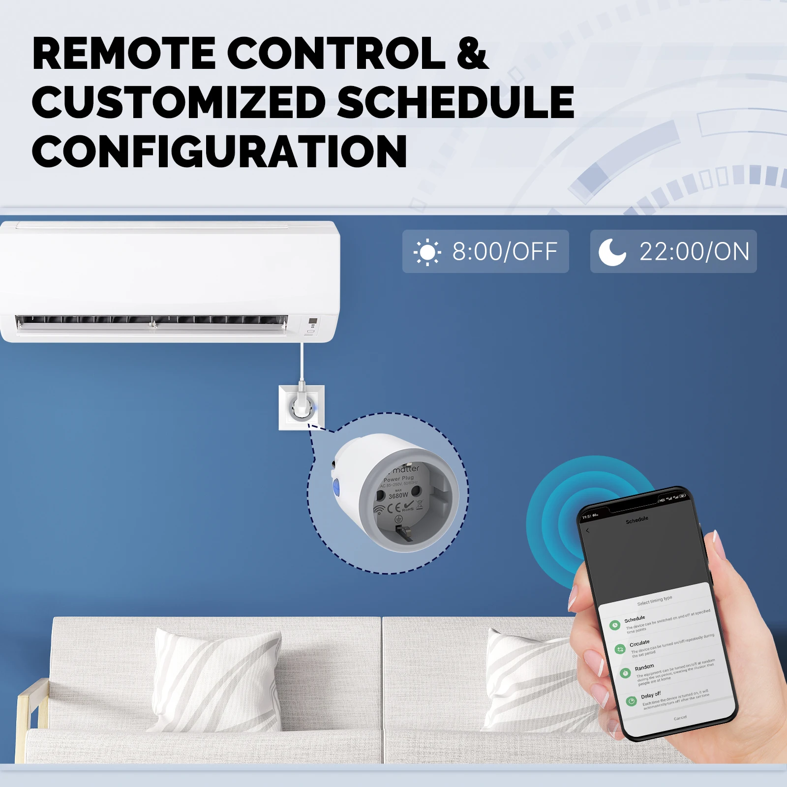 MOES Smart EU/US/UK Plug Matte - đánh giá và giá Smart Home Apple