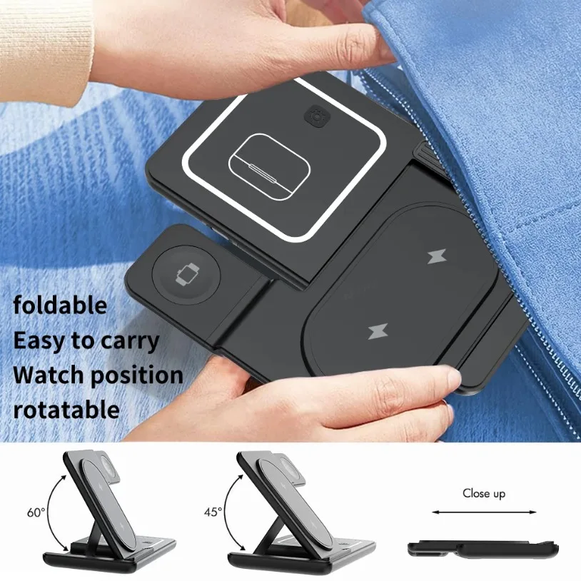 3 in 1 Foldable Wireless Charg - đánh giá và giá Smart Home Office