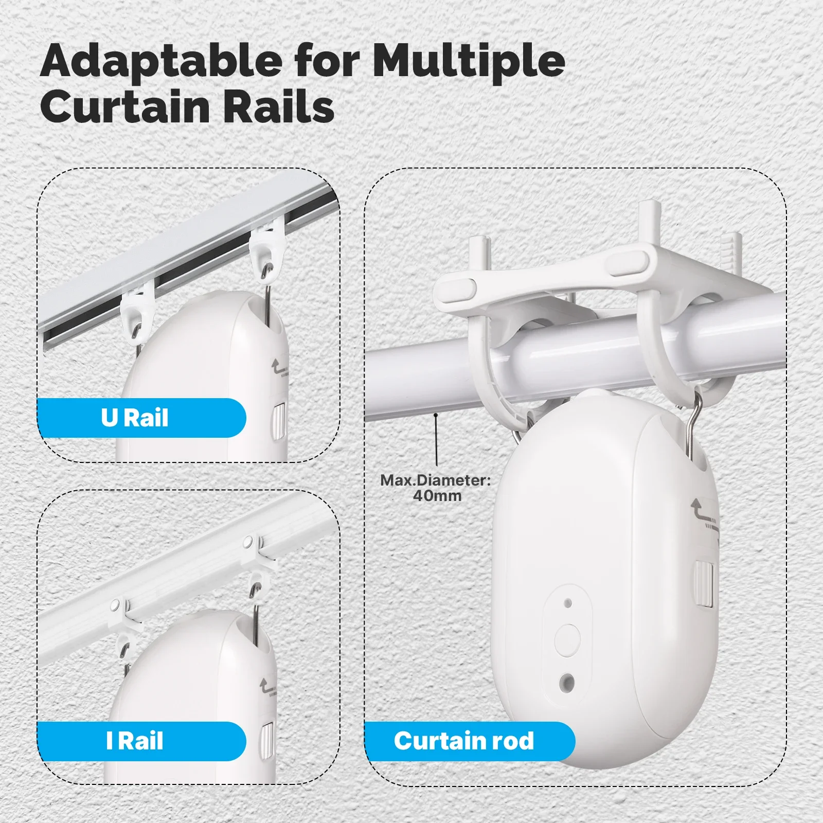 MOES Tuya ZigBee Smart Electri - đánh giá và giá Smart Curtain Robot