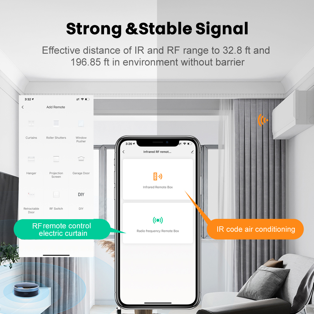 Tuya IR RF 433/315 Universal W - đánh giá và giá Smart Home Apple