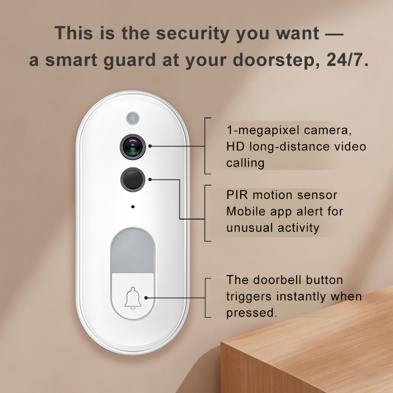 Tuya Smart Video Doorbell Wire - đánh giá và giá Smart Home Battery Camera
