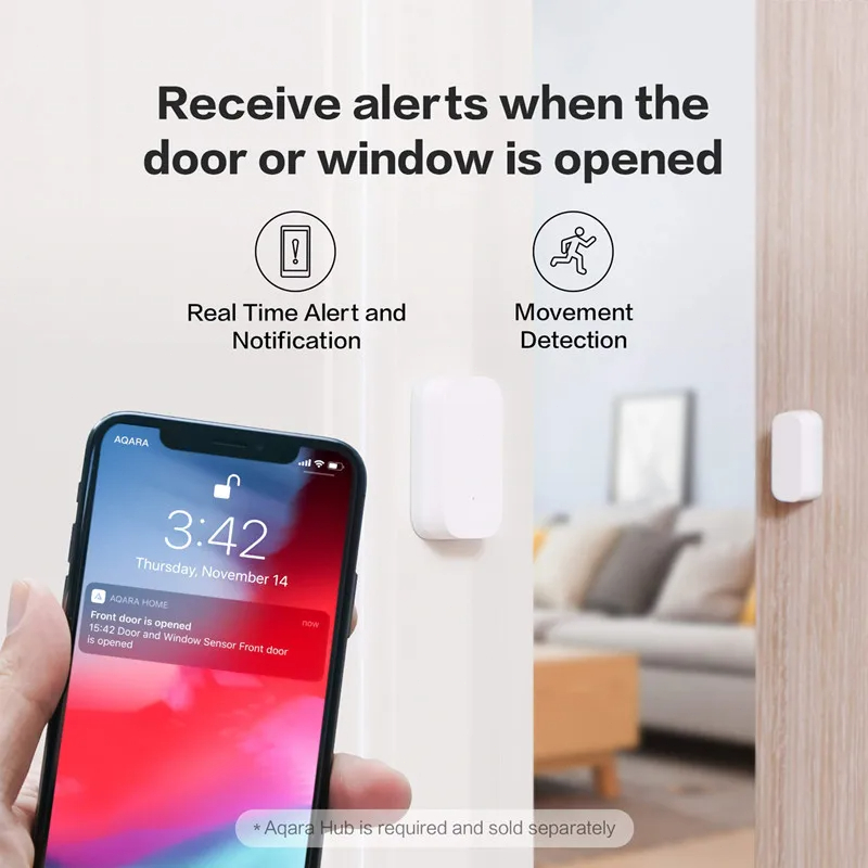 Aqara Door Window Sensor Zigbe - đánh giá và giá Smart Home Apple