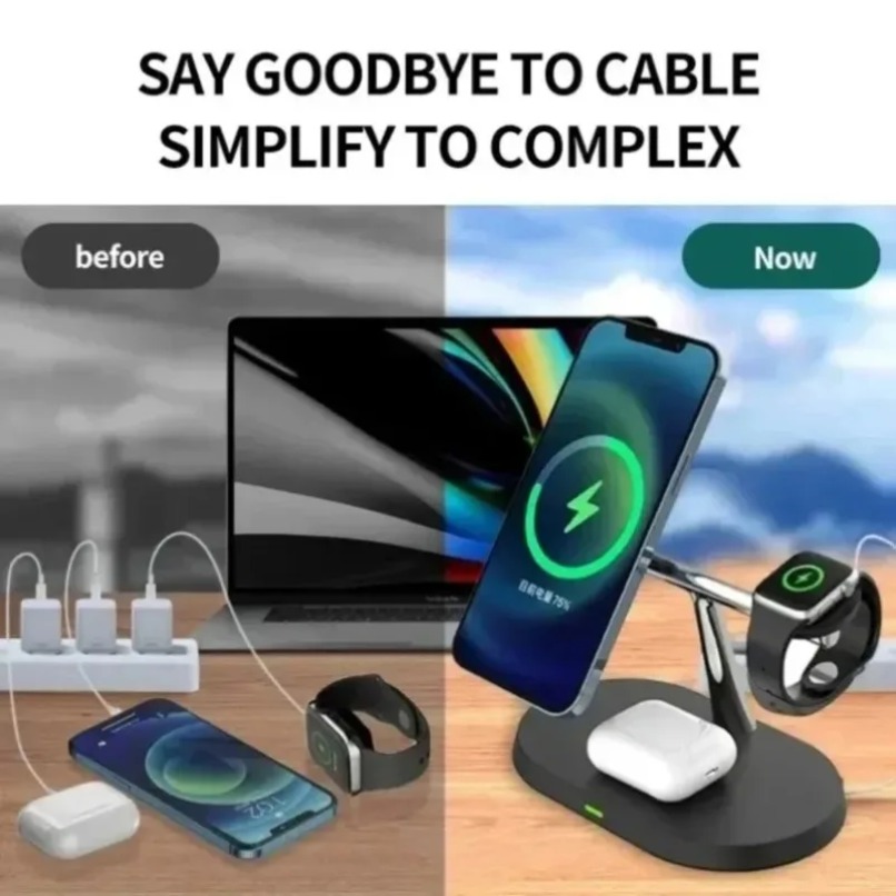 Fast Charge 3 in 1 Magnetic Wi - đánh giá và giá Smart Home Apple
