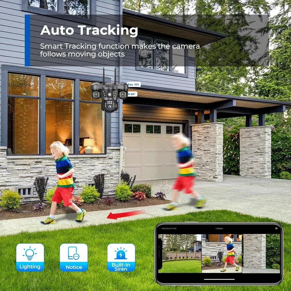 15MP 8K WIFI IP Camera Three S - đánh giá và giá Smart Home Kamera