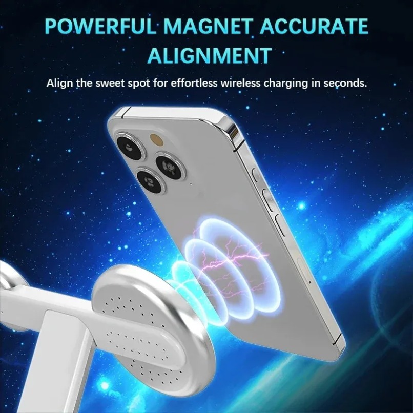 3 in 1 Wireless Charger Stand  - đánh giá và giá Smart Home Apple