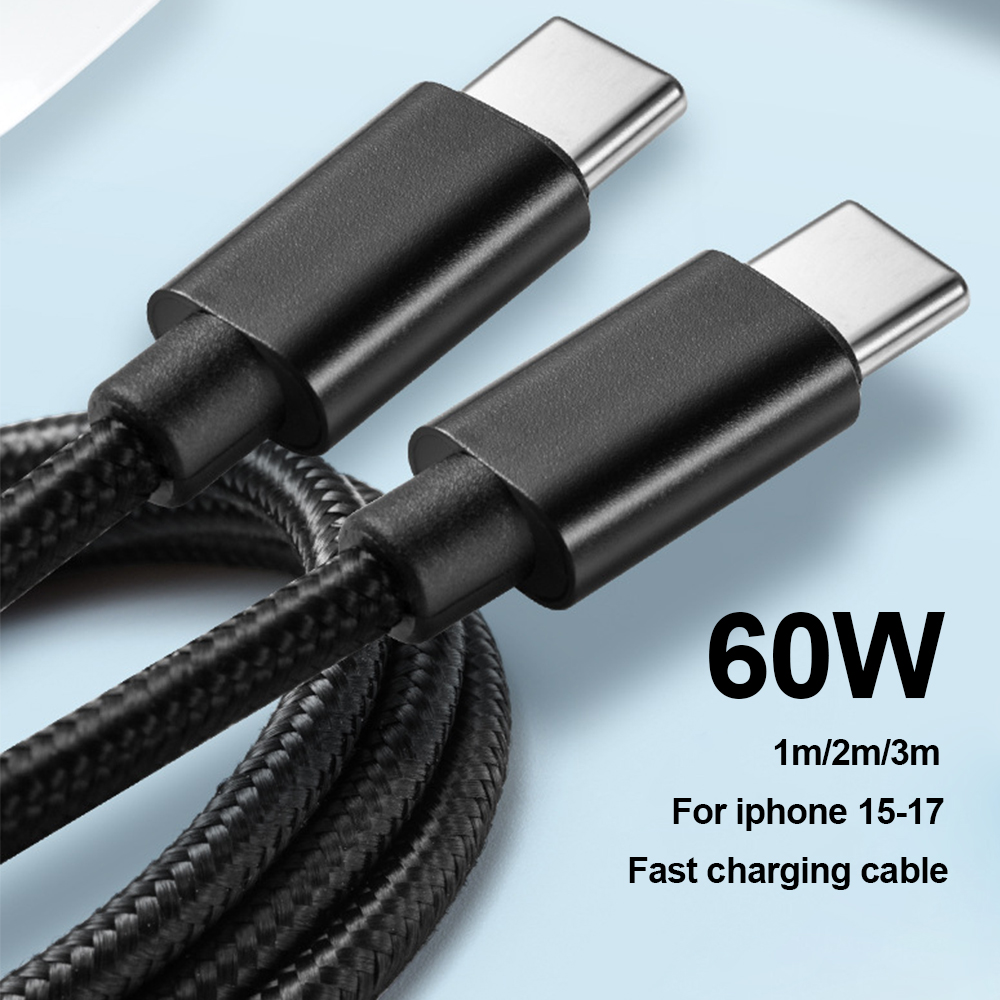 60W Braided USB C Cable 1M 2M  - đánh giá và giá Smart Home Samsung