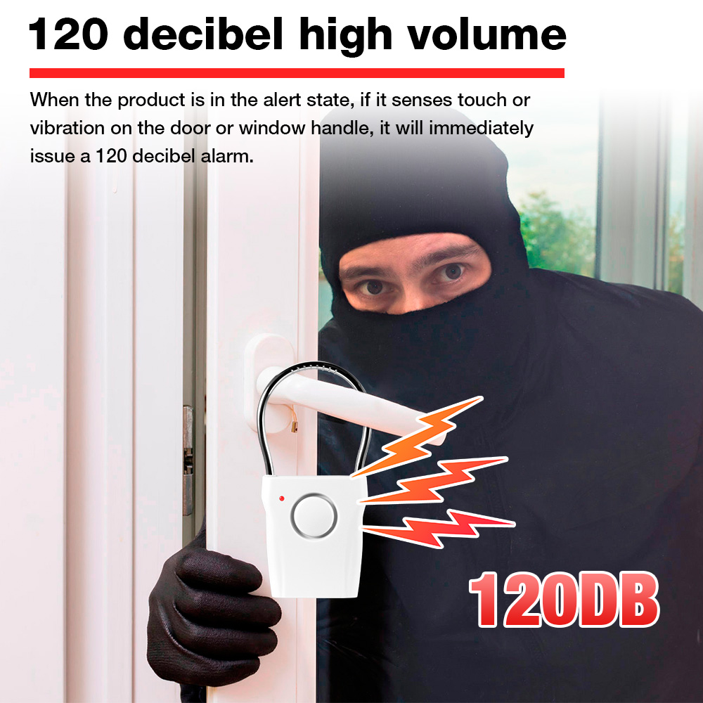 120dB Door Handle Alarm with A - đánh giá và giá Door Window Sensor