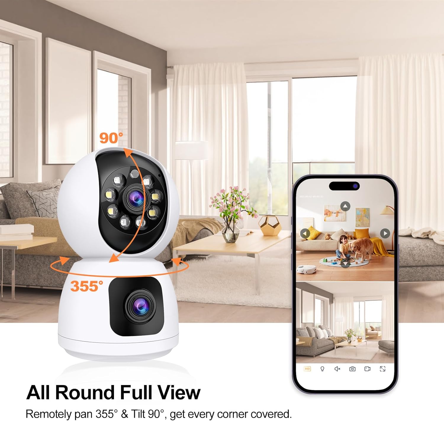 ANSVICAM Tuya Smart 4K 8MP Dua - đánh giá và giá Smart Home Outdoor Camera