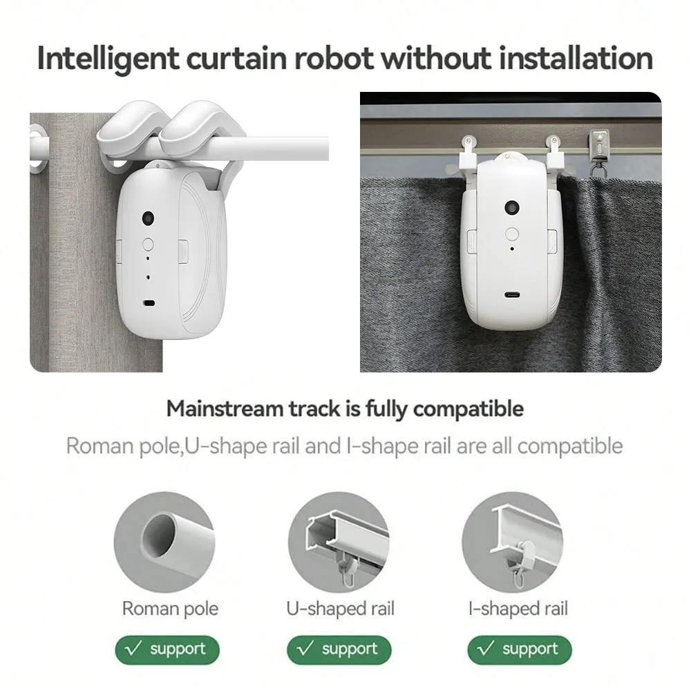 Smart For Home Curtain Opener  - đánh giá và giá Smart Curtain Robot