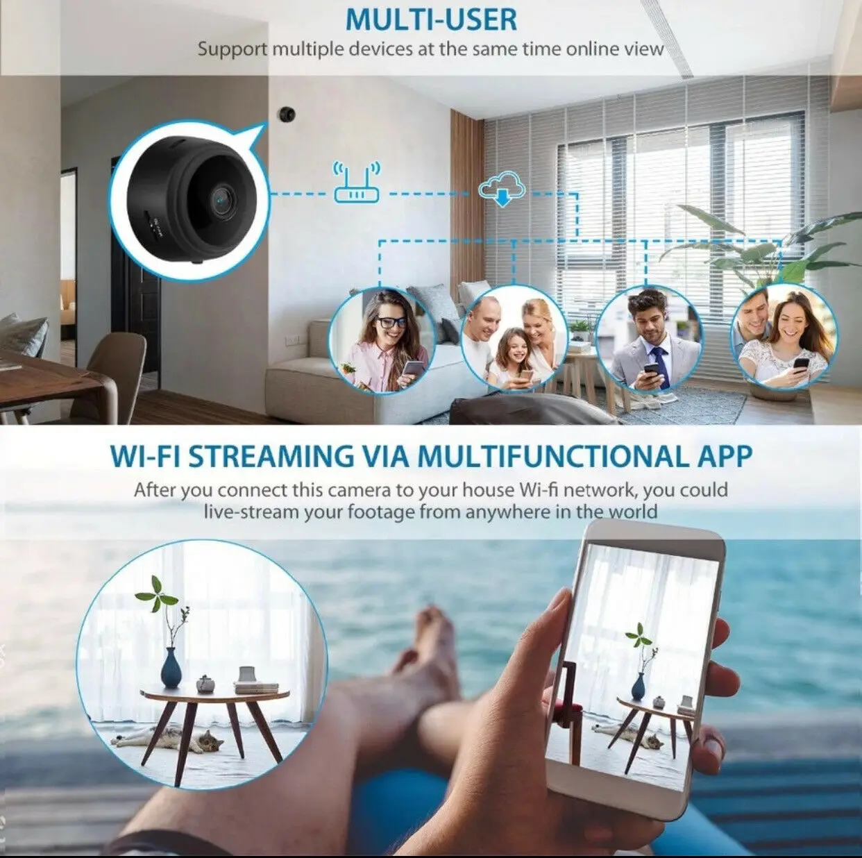 HD 1080P Mini Digital Wifi Cam - đánh giá và giá Smart Home Kamera