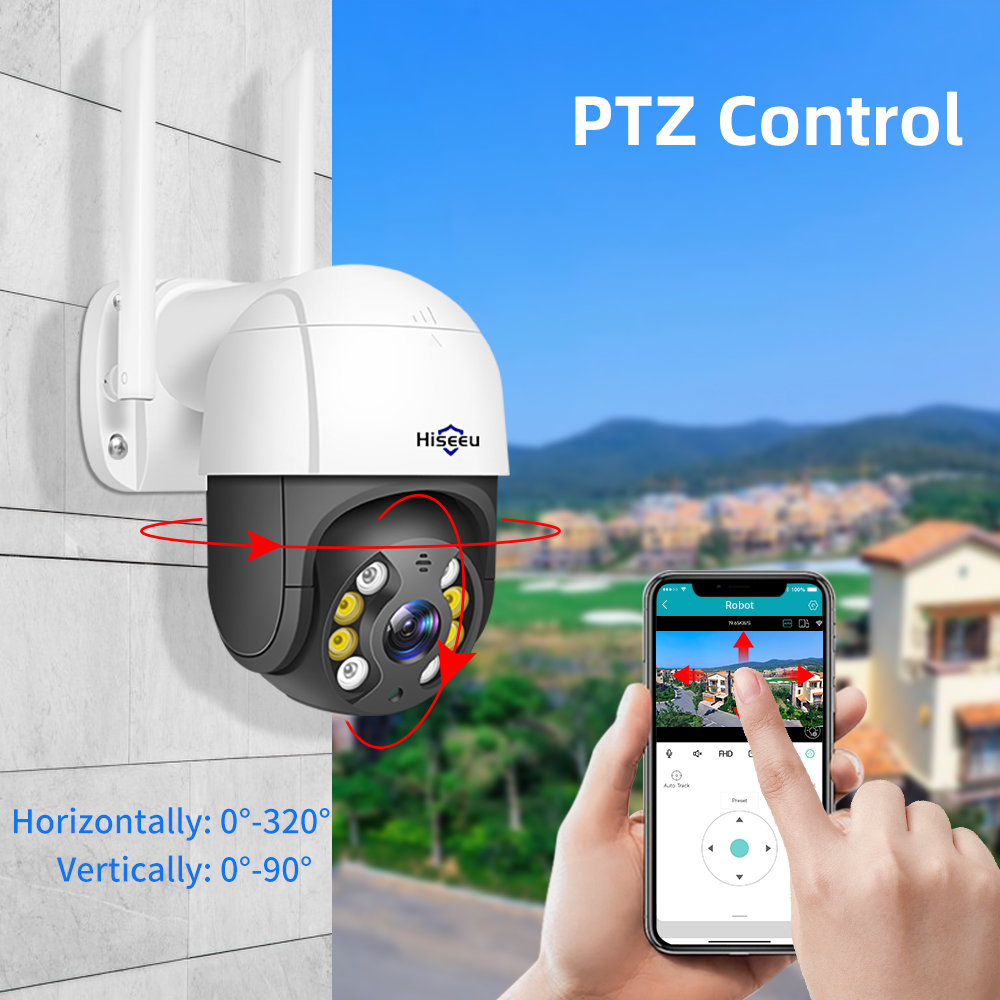 Hiseeu 8MP 4K Tốc Độ Dome Came - đánh giá và giá Smart Home Outdoor Camera