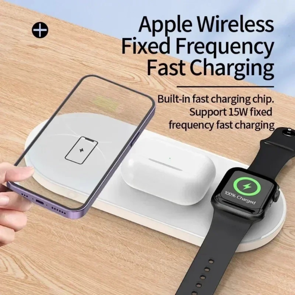3-in-1 Wireless Charging Pad F - đánh giá và giá Smart Home Apple