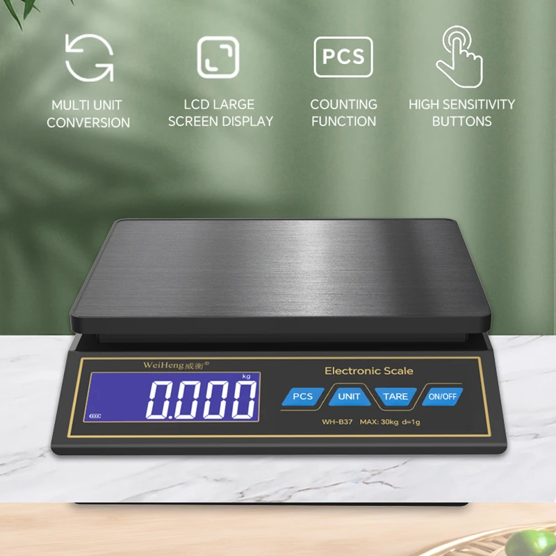 LCD Digital Kitchen Scale 30kg - đánh giá và giá Smart Home Utensils