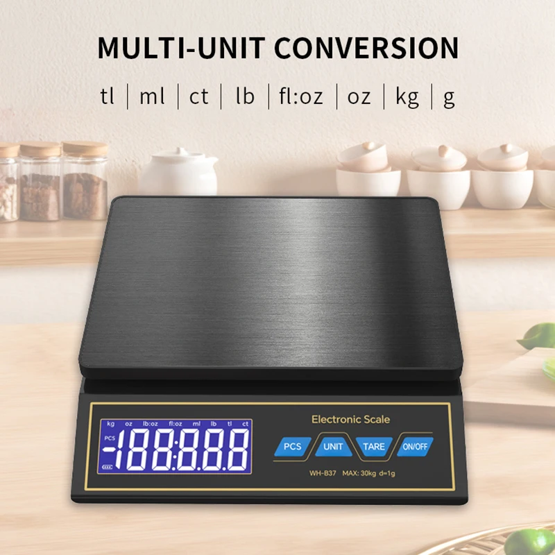 LCD Digital Kitchen Scale 30kg - đánh giá và giá Smart Home Utensils