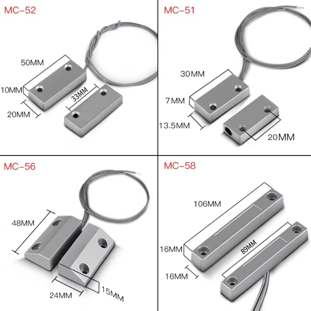 2Pairs MC-52 Wired Magnetic Do - đánh giá và giá Door Window Sensor